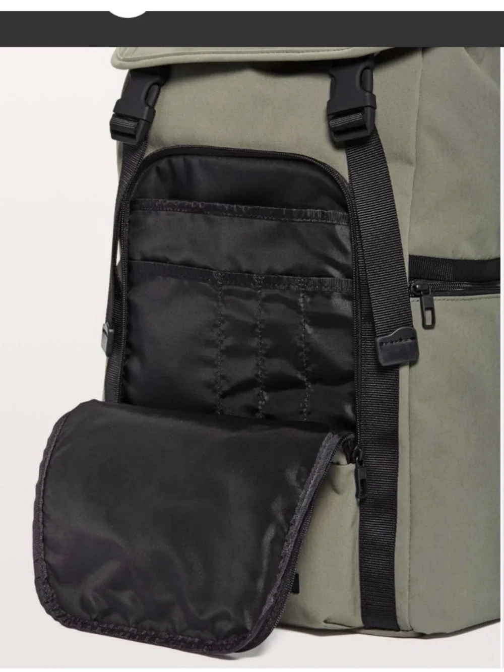 Men's Lululemon Command the day 24L Top-Flap Backpack in Sage Gray